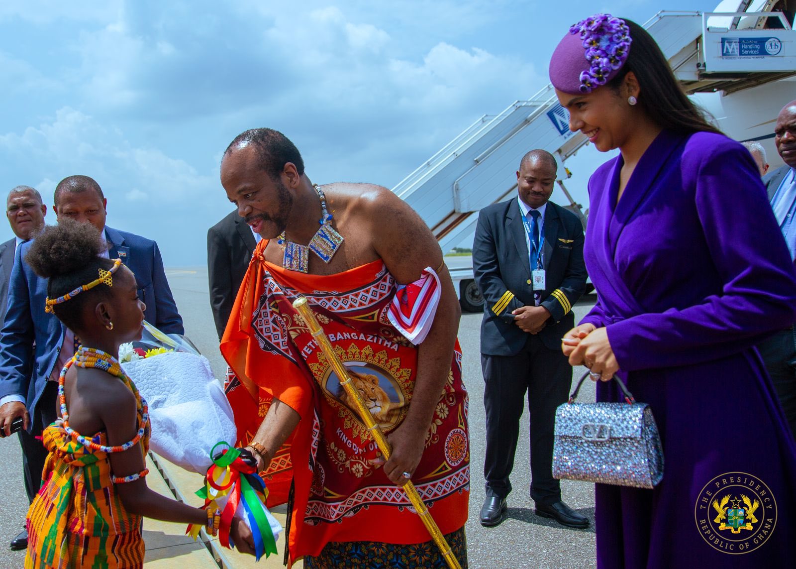 King of Eswatini begins 4-day visit to Ghana