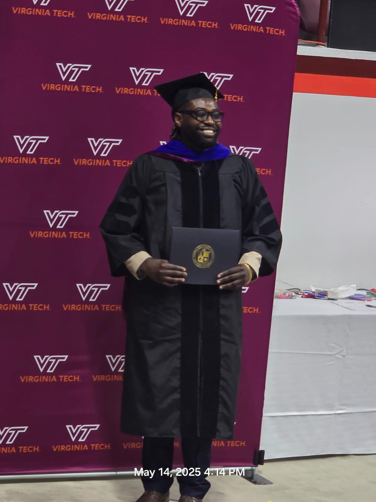 Faisal Torbu Adams: Ghanaian Engineer Earns Prestigious PhD in Geosciences
